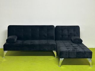SOFÁ-XS CLIC-CLAC (NUEVO) 190cm* Negro Terciopelo