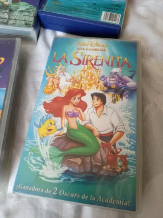 Lote 4 Películas Disney VHS (Español)