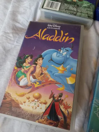 Lote 4 Películas Disney VHS (Español)