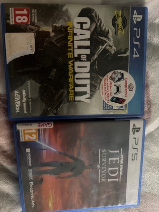 PS5 Star Wars Jedi Survivor + Call of Duty Infinit