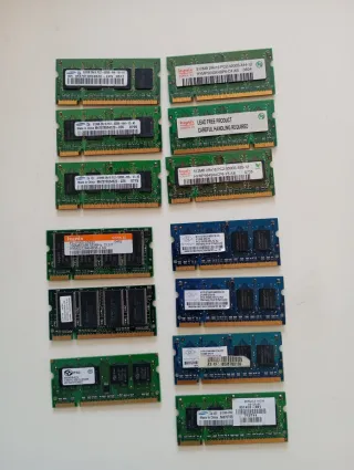 Lotto 10x SO-DIMM RAM per Notebook