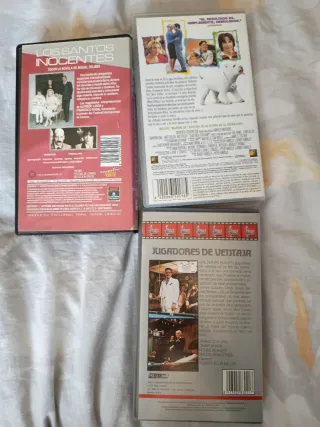 3 Películas VHS: Los Santos Inocentes, Mary, Jugad