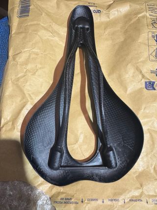 Sillín Selle Italia SLR Techno-Flow Negro, carbono