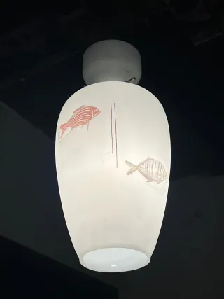 Lampada sospensione anni '50 stile Verbano