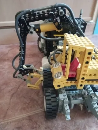 Lego camión Excavadora Amarillo y Negro