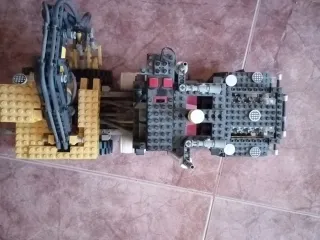 Lego camión Excavadora Amarillo y Negro