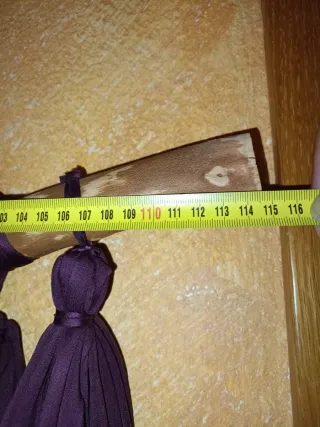 Tapiz Macramé Tela y Madera
