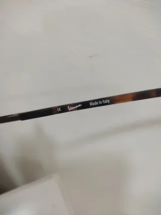 Occhiali da sole Vespa tondi oro lenti blu