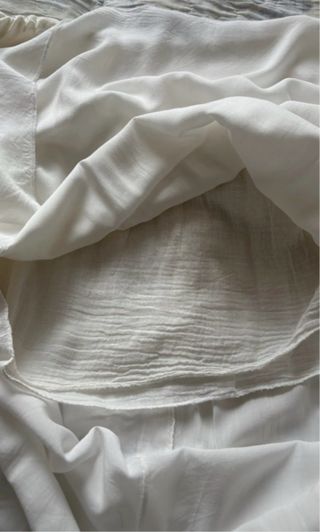 Falda larga blanca verano estilo ibicenco