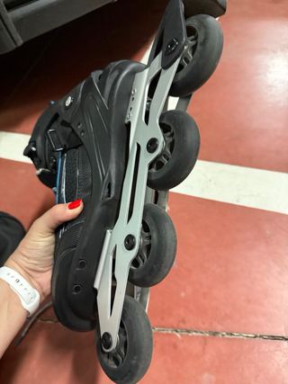 Patinetes Oxelo Negros y Azules talla 45