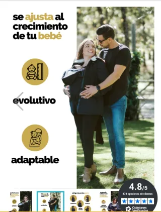 Abrigo porteo 5 en 1 Amarsupiel