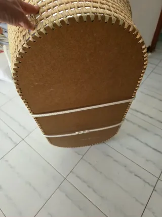 Capazo de mimbre para bebé. VENTA EN MANO