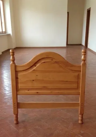 Cabezal cama individual de madera