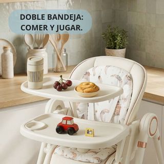 Trona Evolutiva 3 en 1 – Plegable Color Blanco