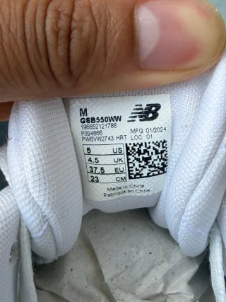 New Balance 550 Bianche