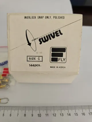 12 bustine FLY Moschettone interlock snap