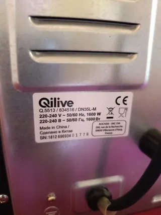 Horno Eléctrico Qilive Negro