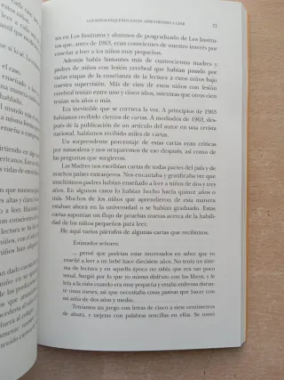 Cómo enseñar a leer a su bebe. Glenn Doman.