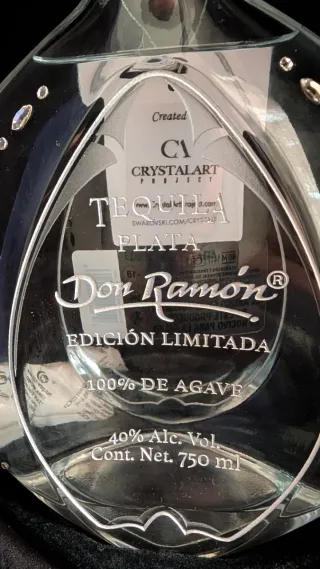 Botella Tequila Don Ramón Plata Swarovski
