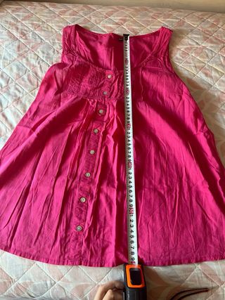 Blusa fucsia con botones