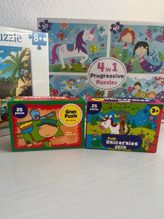 Lote Puzzles Ravensburger, Educa Pokémon