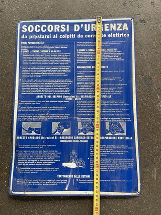 3 Targhe informative sicurezza