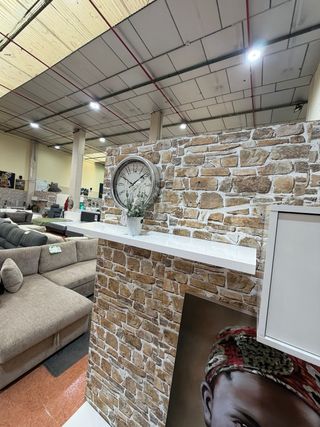 Mueble de salón blanco