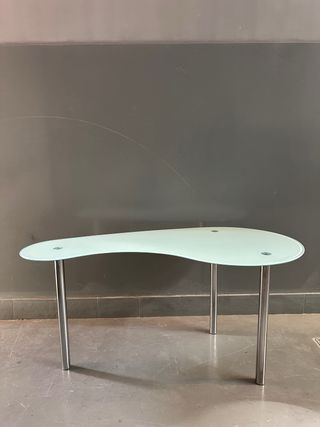 Escritorio cristal esmerilado
