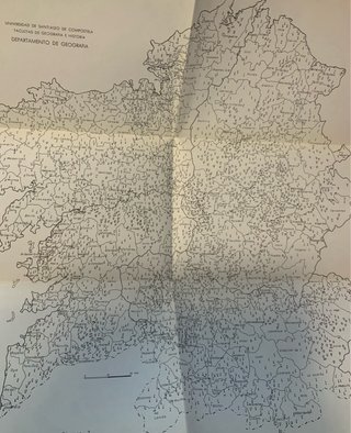 Galicia, mapa e índices de localización geográfica