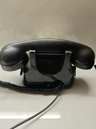 Teléfono Vintage Baquelita Negro