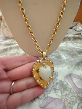 Collana vintage Jackie de G cuore