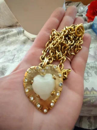 Collana vintage Jackie de G cuore