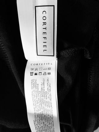 Blusa negra Cortefiel manga larga