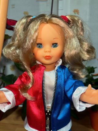 Muñeca Nancy vestida de Harley Quinn artesanal