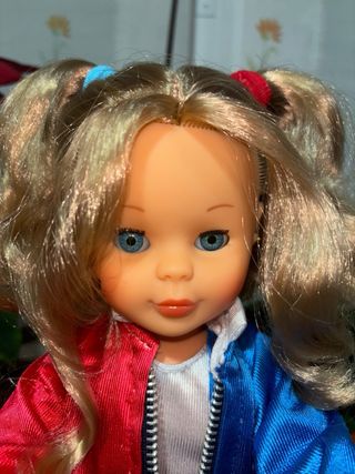 Muñeca Nancy vestida de Harley Quinn artesanal