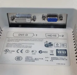 Monitor Sony Negro