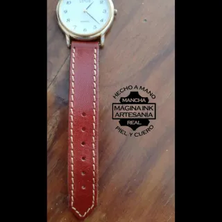 Correa de cuero simple de reloj todas las medidas
