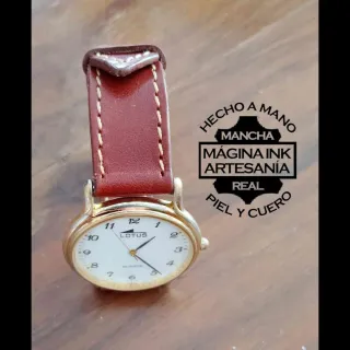 Correa de cuero simple de reloj todas las medidas