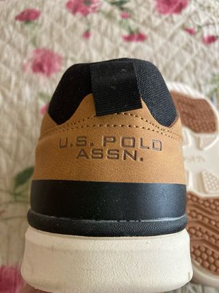 Zapatos U.S. Polo Assn. Hombre Beige a estrenar