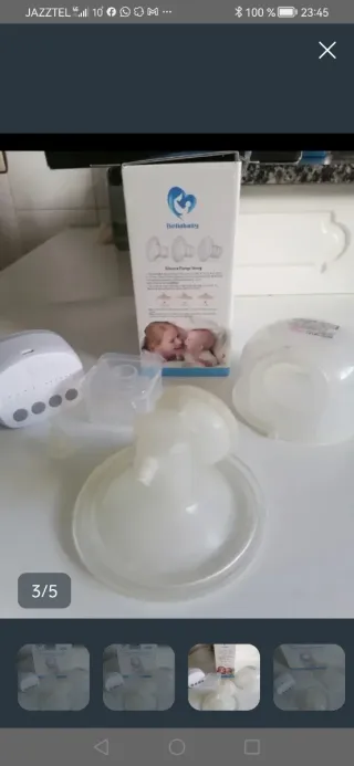 Sacaleches Eléctrico Bellababy Manos Libres