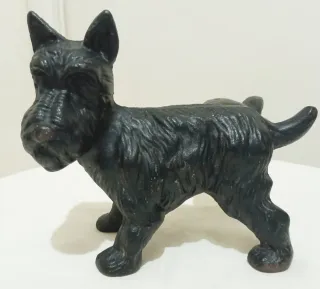 Perro Scottish Terrier Hierro Fundido Vintage