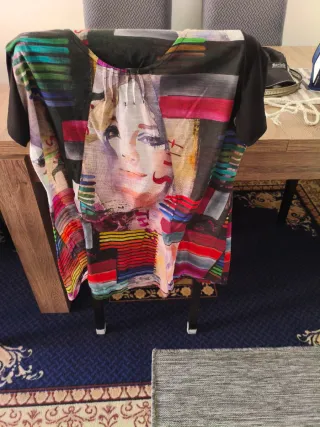 Camiseta Nicky manga corta mujer talla única