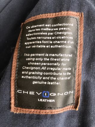 Chaqueta de cuero para moto