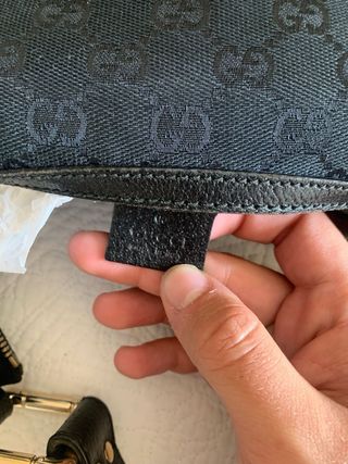 Borsa Gucci Pelle e Tessuto Bamboo