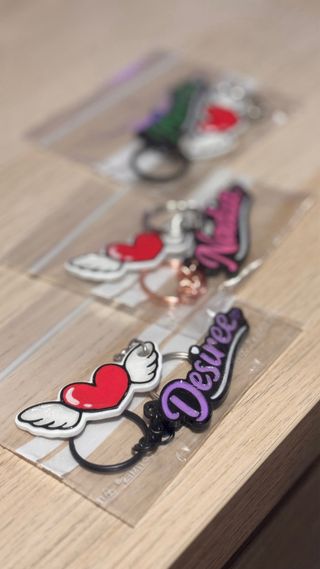 Llaveros personalizados con nombre