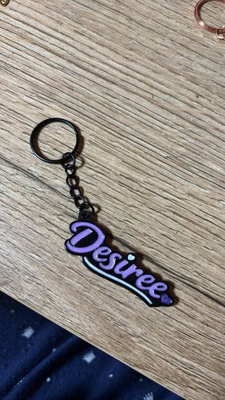 Llaveros personalizados con nombre