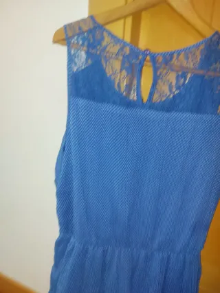 Vestido Verano Azul Talla 44