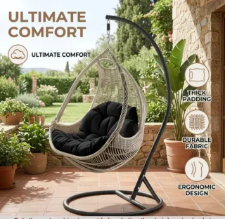 Cojín para silla colgante de lujo