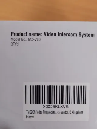 videoportero TMEZON MZ-V20