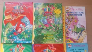 Lote 6 libros infantiles (Gerónimo Stilton, Kika..